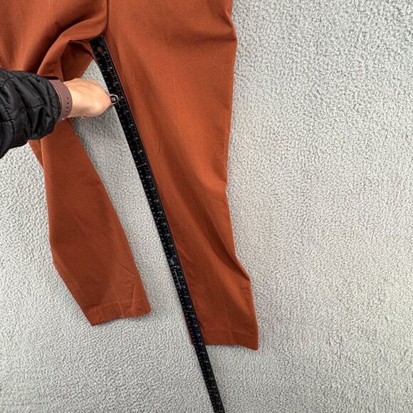 Spanx Womens On The Go Ankle Slim Straight Pants Bronze Glow Size Medium - Picture 8 of 15